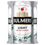 Bulmers Light 500ml Cans 4 Pack